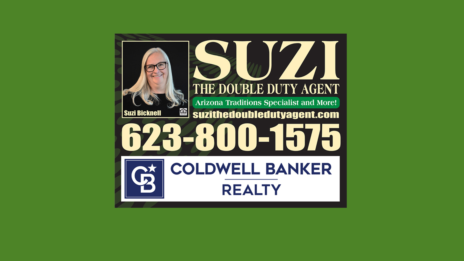 Headshots of The Double Duty Agent Suzi
